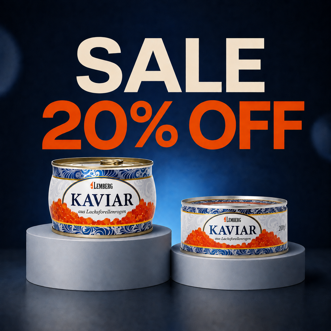 20% off caviar