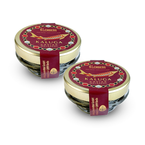 Caviale di storione KALUGA, 2 x 30g