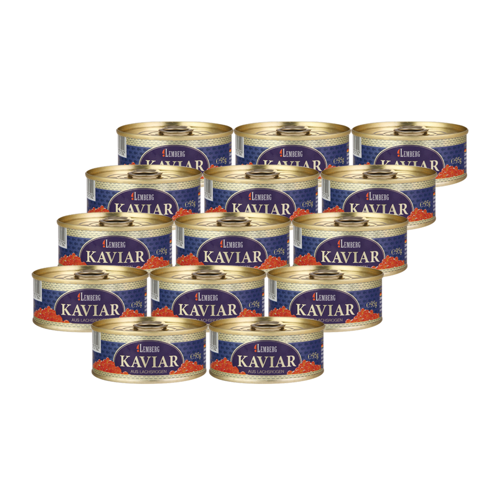 Uova di salmone rosa, ALASKA GOLD, 14 × 95 g