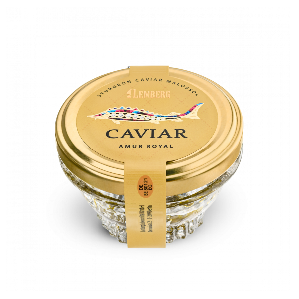 Caviale Amur Royal, senza conservanti, 50 g